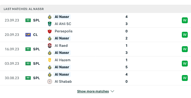 Al Tai vs Al-Nassr  